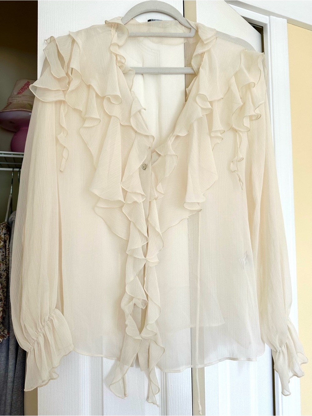 Zara Ruffle Blouse